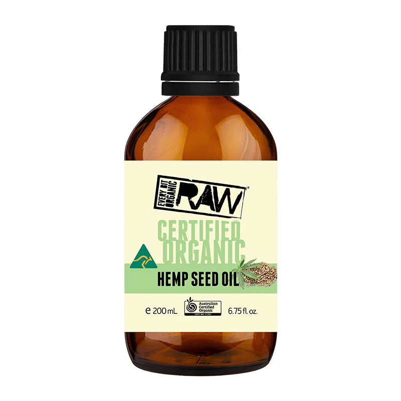 Every Bit Raw - Certified Organic Hemp Seed Oil 200ml