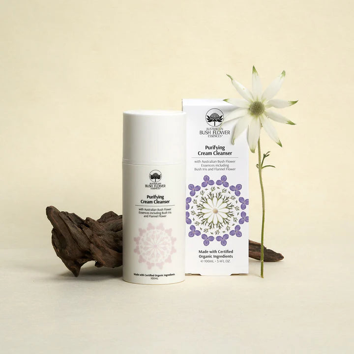 Australian Bush Flower Essences - Purifying Cream Cleanser 100ml - Certified Organic