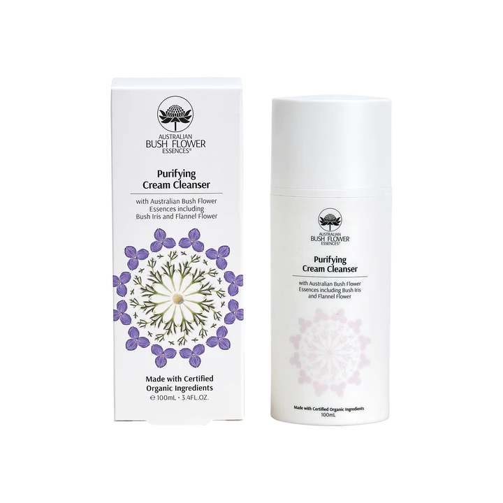 Australian Bush Flower Essences - Purifying Cream Cleanser 100ml - Certified Organic