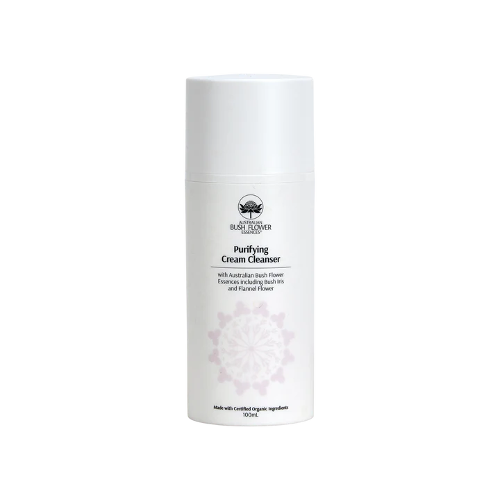 Australian Bush Flower Essences - Purifying Cream Cleanser 100ml - Certified Organic