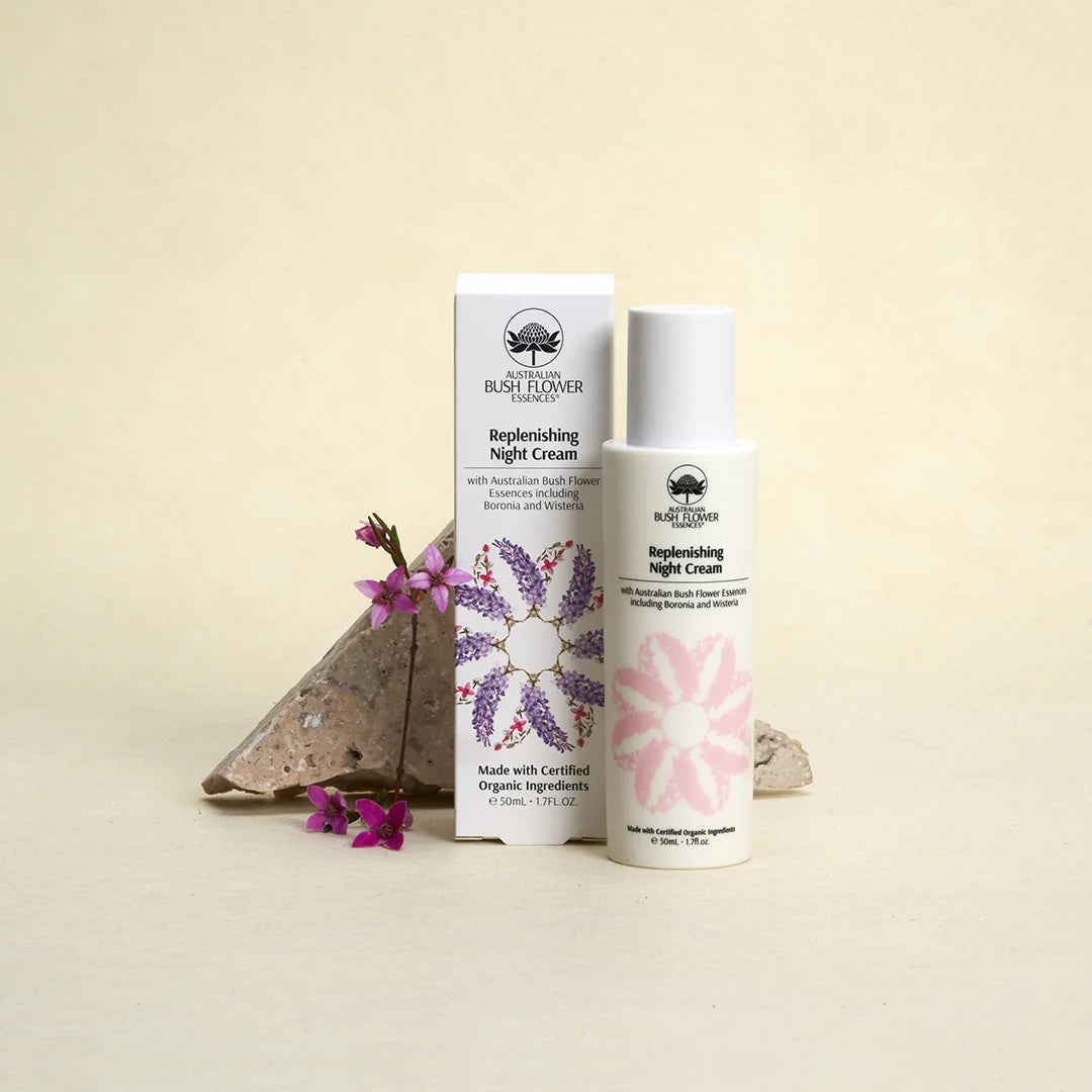Australian Bush Flower Essences - Replenishing Night Cream 50ml - Certified Organic