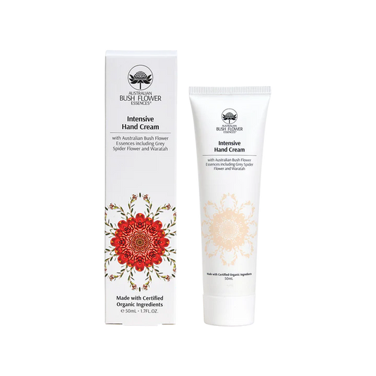 Australian Bush Flower Essences - Intensive Hand Cream 50ml - Certified Organic