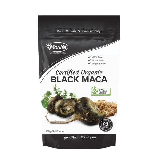 Black Maca Powder Certified Organic 100g