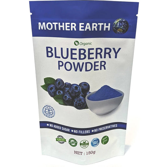 Mother Earth Organic Blueberry Powder 150g