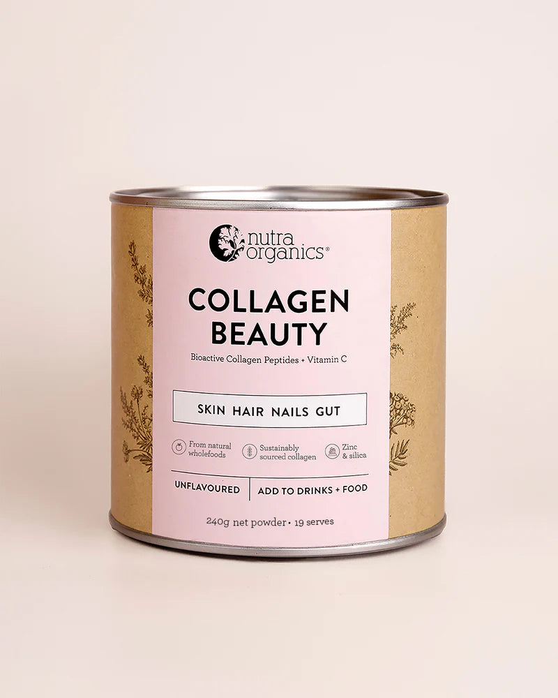 Nutra Organics - Collagen Beauty Unflavoured 240g Skin, Hair, Nails + Gut